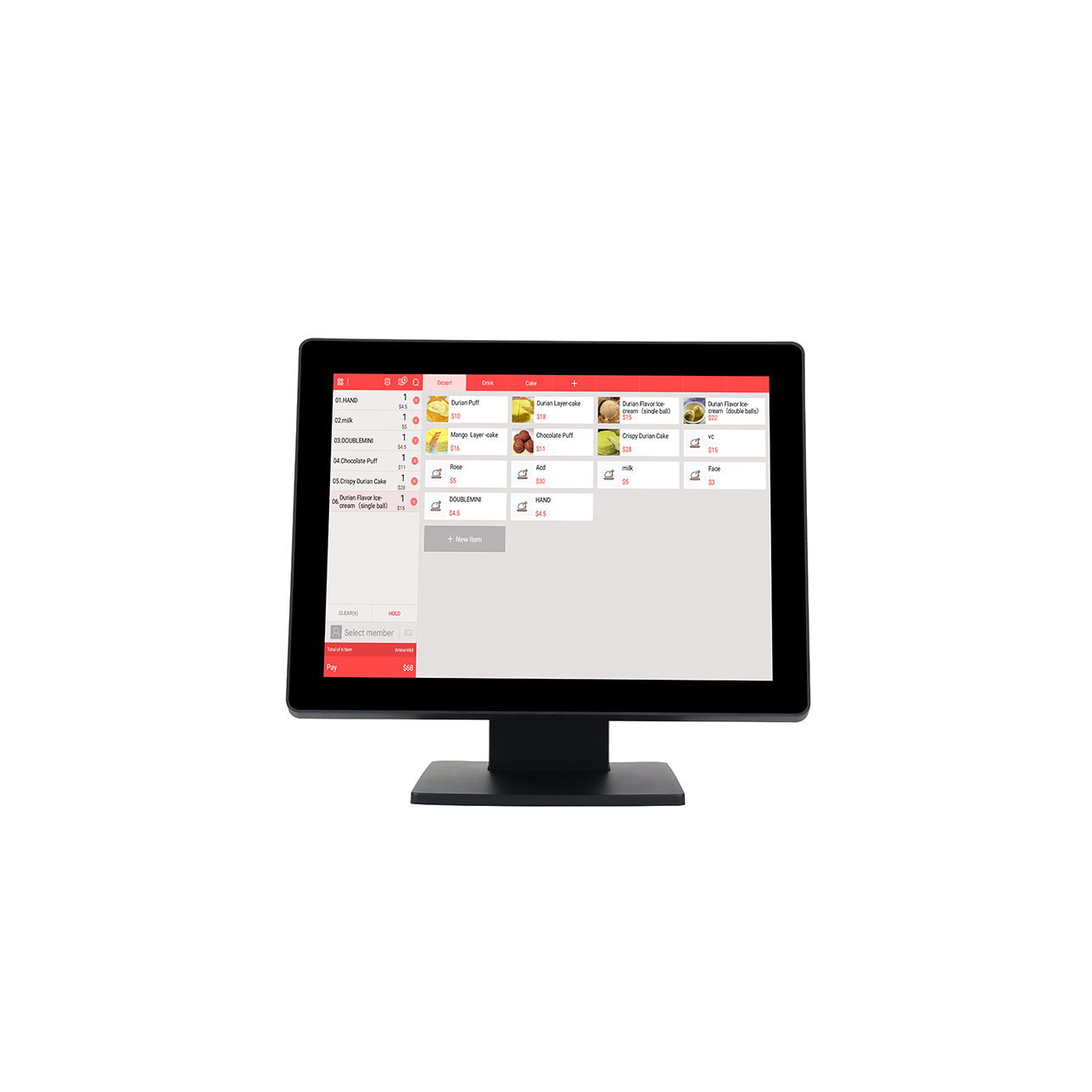 Monitor tactil GS-1535 15”