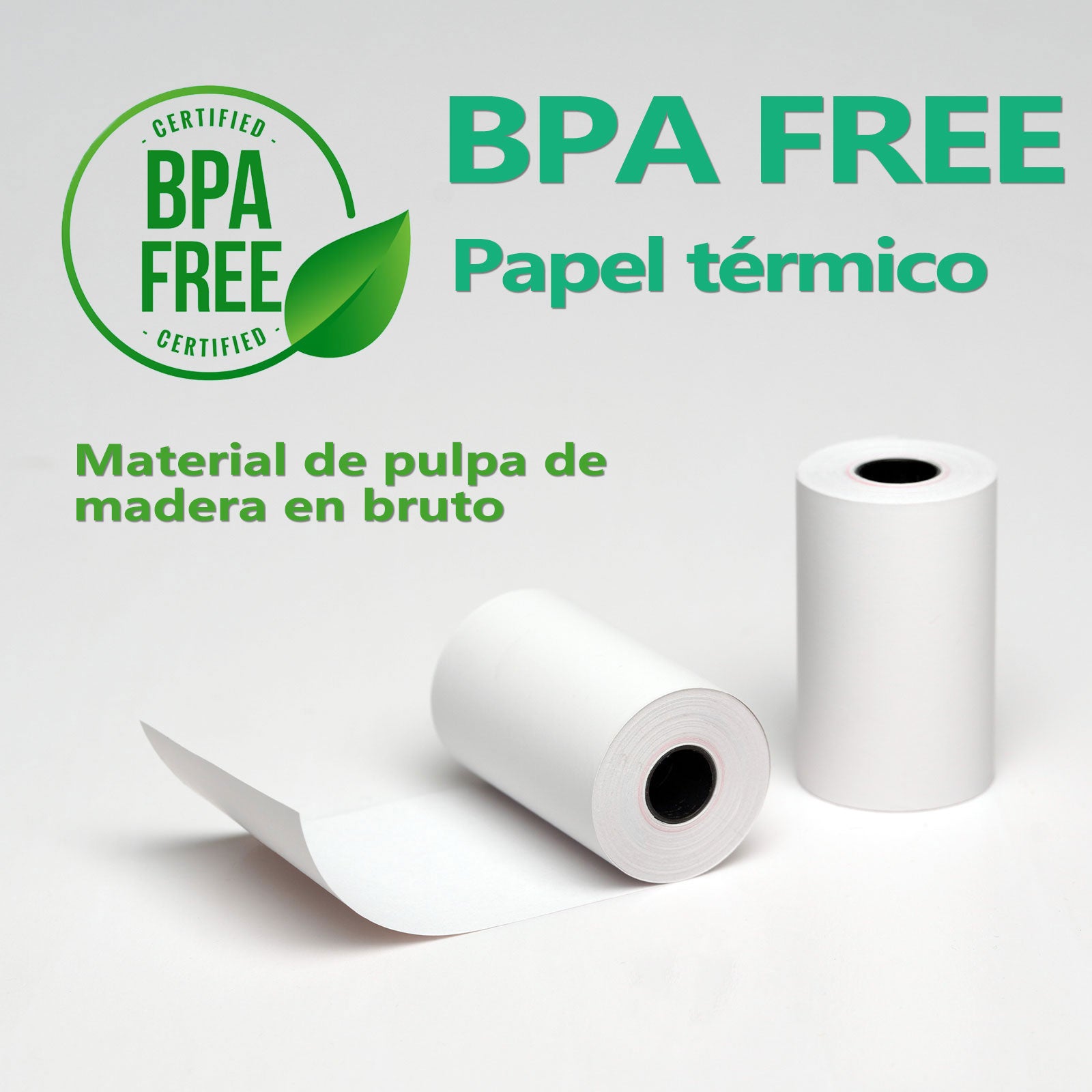 ROLLO PAPEL TERMICO 80x80x12  En Cajas de 50 Rollos