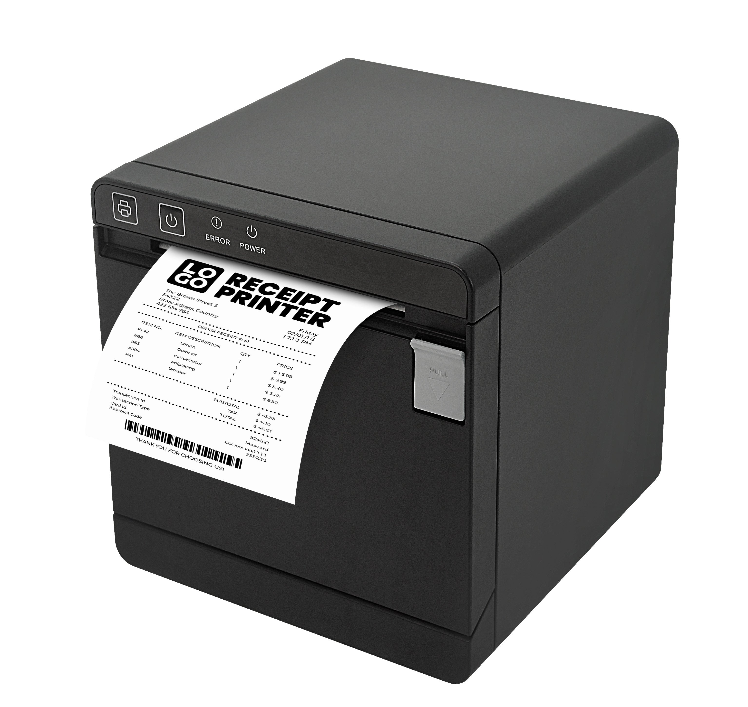 T230 THERMAL RECEIPT PRINTER BLACK