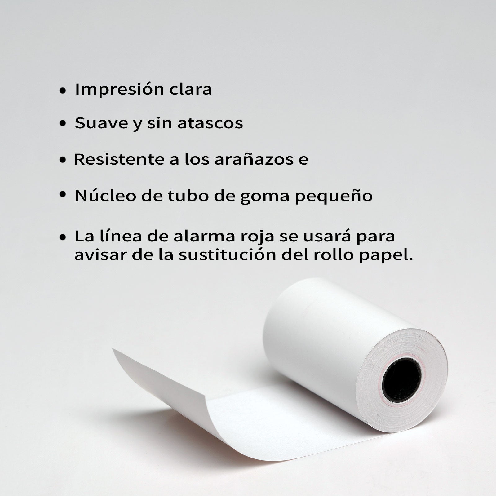 ROLLO PAPEL TERMICO 80x80x12  En Cajas de 50 Rollos