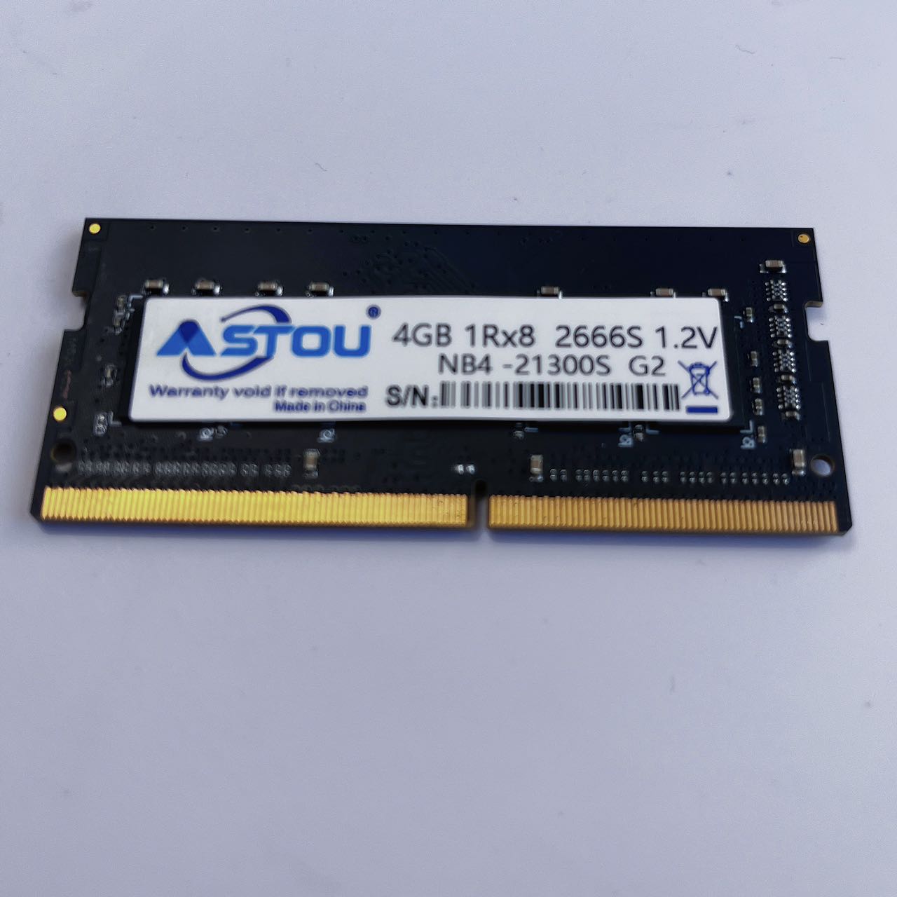 MEMORIA Crucial ValueRAM 4GB DDR4 2666MHz(1.2V) SODIMM de 260 contactos